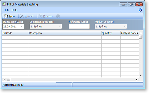 Processing a Build Batch