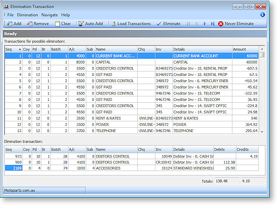 Eliminating Transactions