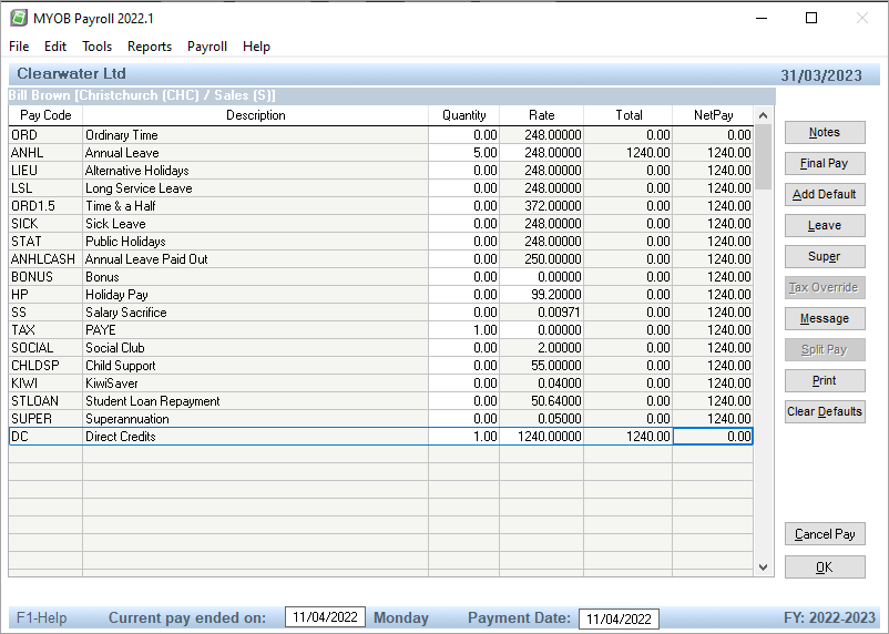 Changing An Employee's Pay Rate From Hours To Days Or Days To Hours