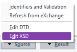 EDI Template Mapping Source Button