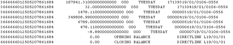 Fixed length example