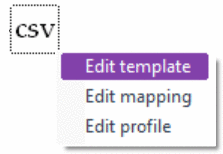 EDI Management Console (Right ClicTemplate)